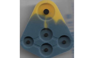 Reparar os teclados de borracha de silicone não condutores