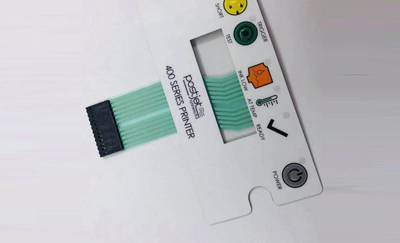 Quais são os LEDs interruptores de membrana feitos?