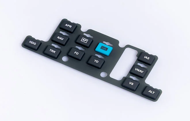 Teclado de borracha de silicone